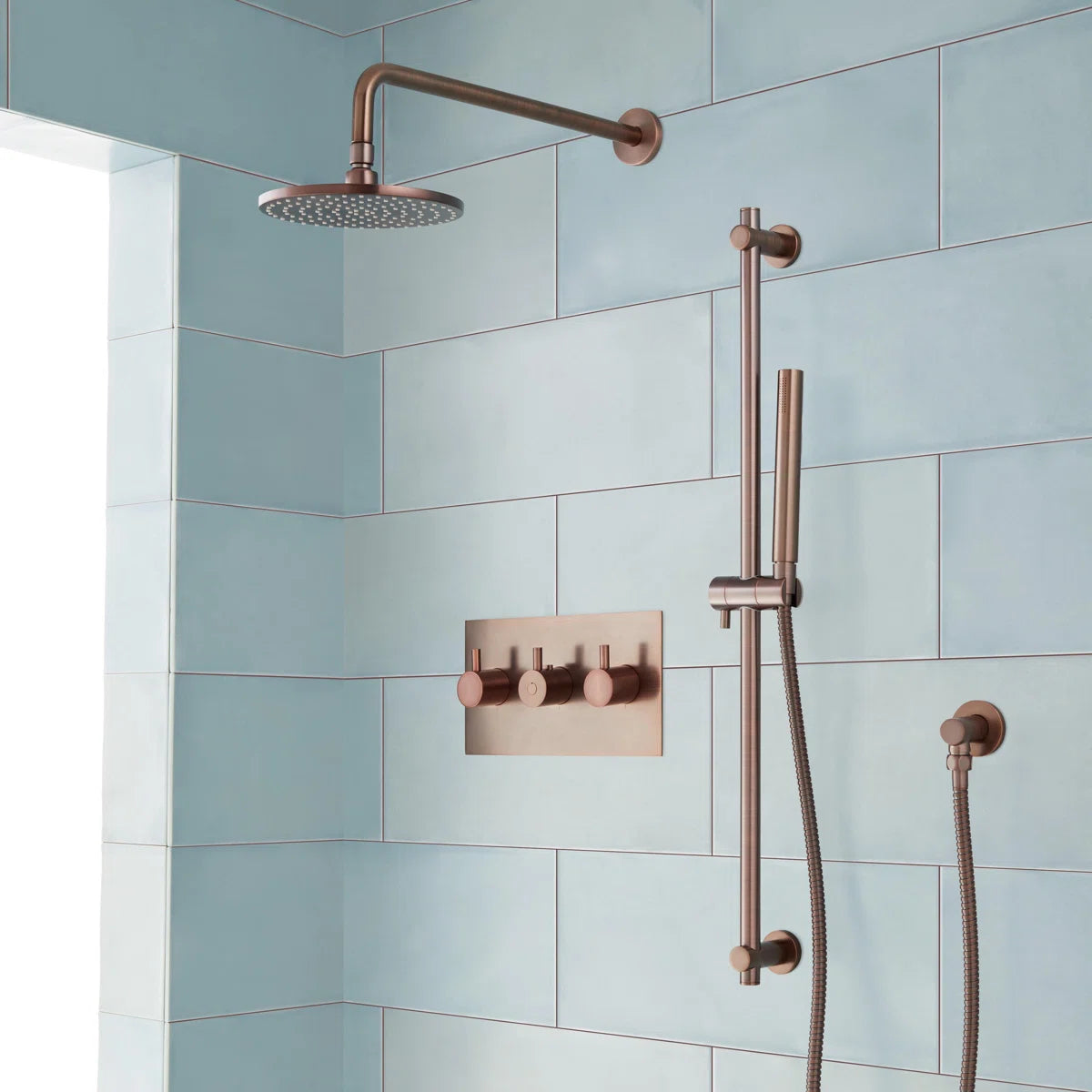 Tosca Complete Thermostatic Shower System with Rough-in Valve 380001 By Signature Hardware 4.9 Rated 4.9 out of 5 stars. 18 Reviews