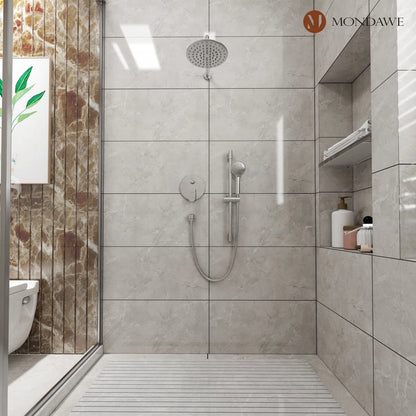 Calliope Wall Mounted 2-Function Retro Pressure-Balanced Shower System with 3 Setting Handheld MD-A3816-BN By mondawe  4.7  Rated 4.7 out of 5 stars. 69 Reviews
