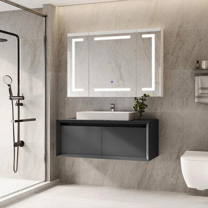Dorla 39.4'' W 23.6'' H Surface Frameless Medicine Cabinet Mirror 2 Adjustable By Wrought Studio™  4.8  Rated 4.8 out of 5 stars. 29 Reviews