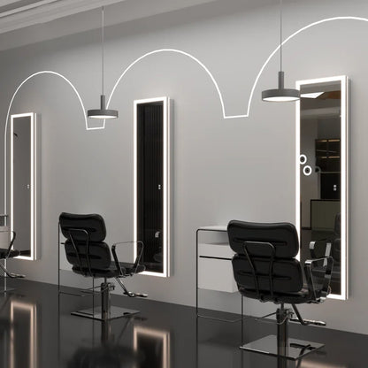 Full-Length LED Mirror Cabinet With Built-In Outlet & USB Smart Medicine Cabinet With Front&Backlit Lights Surface Mount Or Recessed