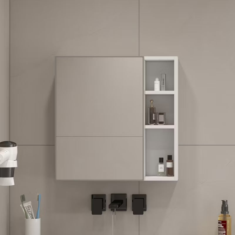 GDF Studio Tiffin 22" Wall-Mounted Medicine Cabinet /Mirror Cabinet with Storage Shelves, White