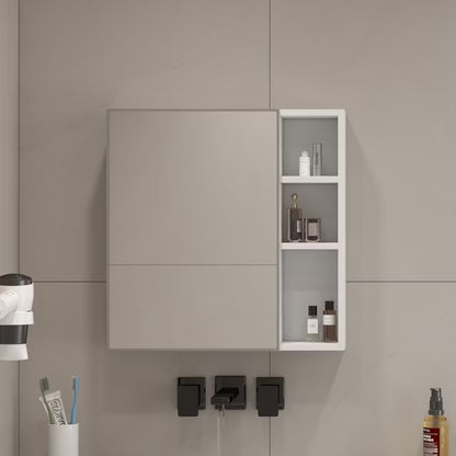 GDF Studio Tiffin 22" Wall-Mounted Medicine Cabinet /Mirror Cabinet with Storage Shelves, White