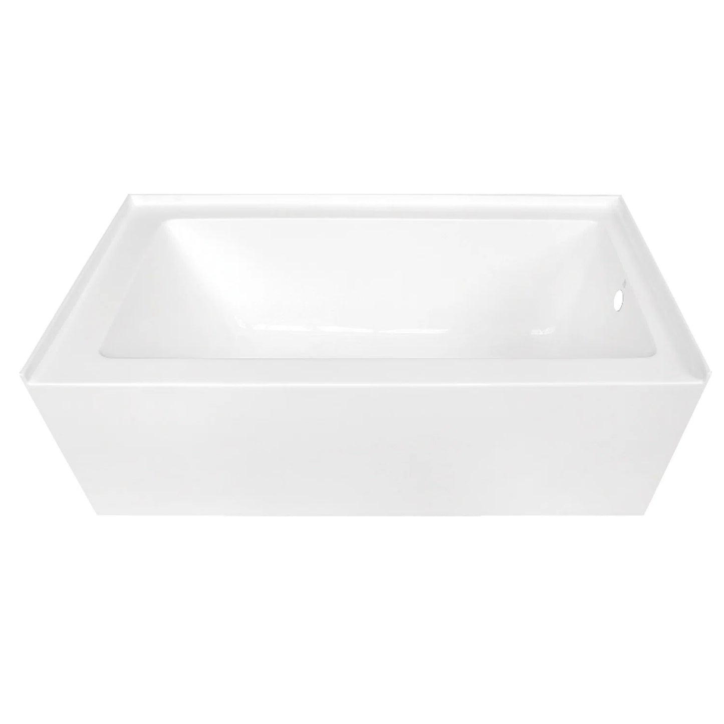Regan 72'' x 32'' Alcove / Tile In Soaking Acrylic Bathtub REG7232ATO-WHI-RH